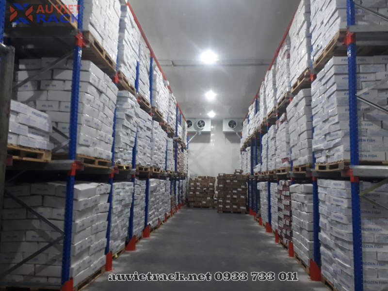 kệ kho lạnh thủy sản
